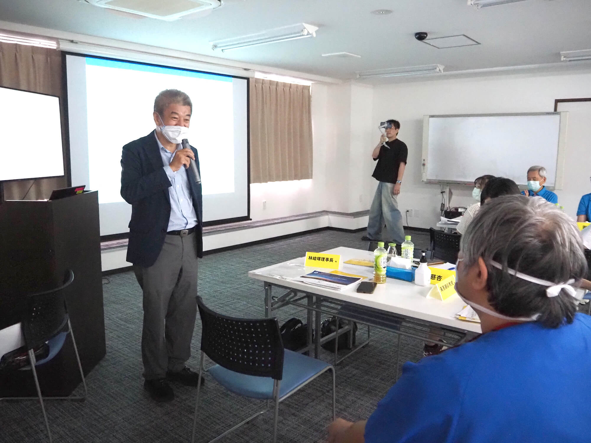 台湾視察交流会_林理事長講演